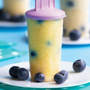 Blueberry and mango pops