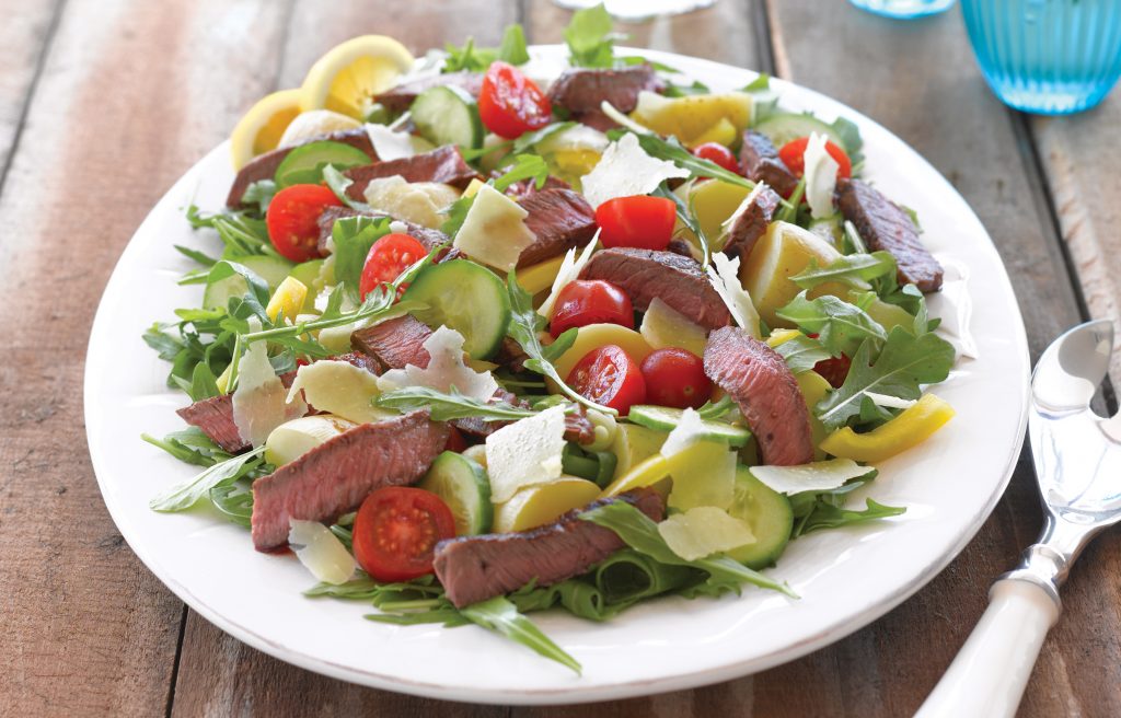 Chargrilled beef salad