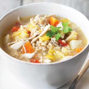 Chicken and leek soup