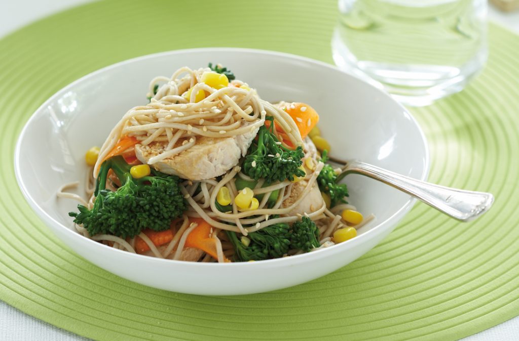 Chicken and soba noodle salad - Healthy Food Guide