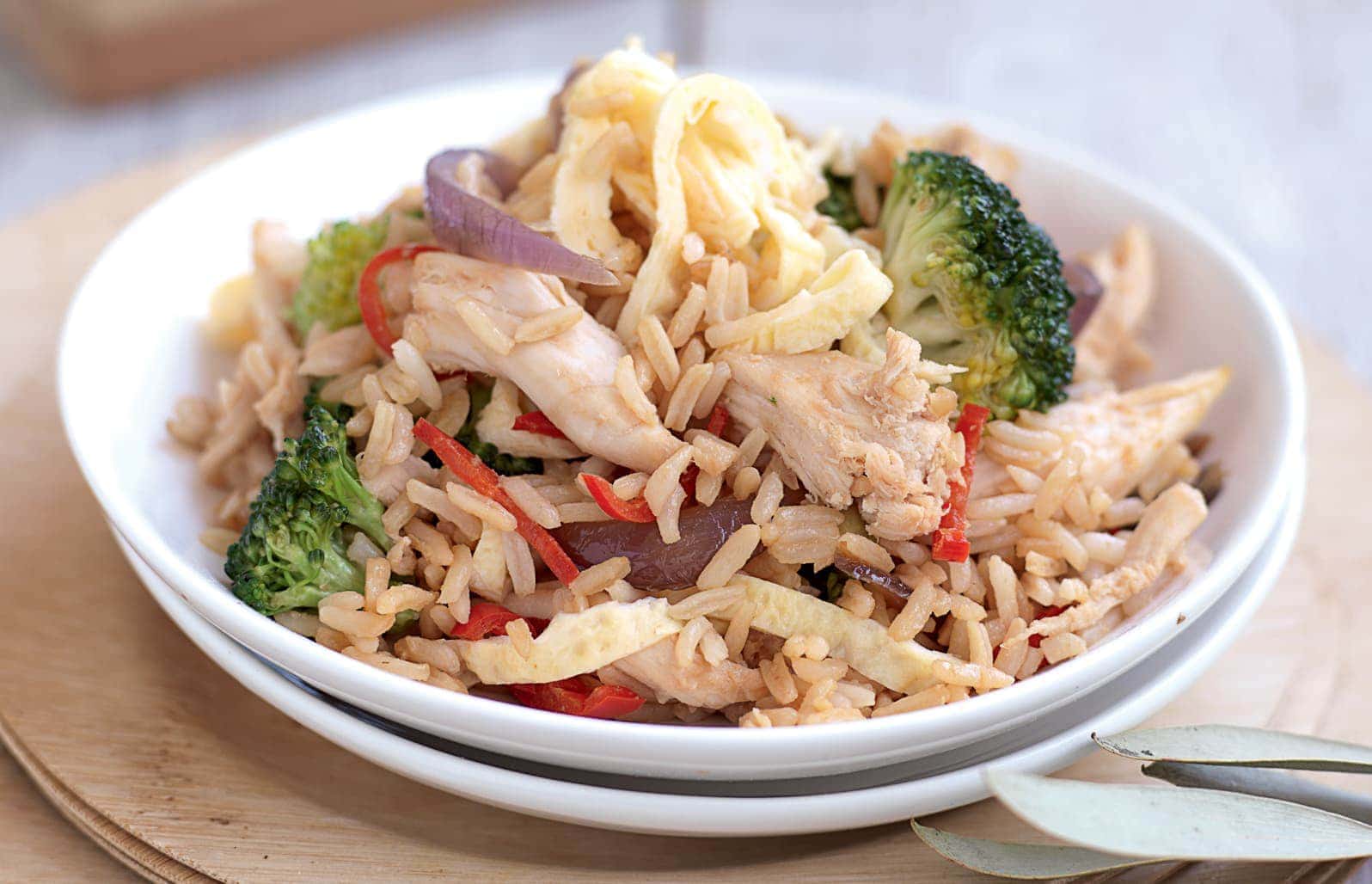 Chilli chicken fried rice - Healthy Food Guide
