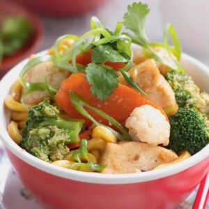 Chinese vegetarian chow mein