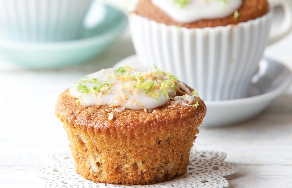 Feijoa muffins with coconut