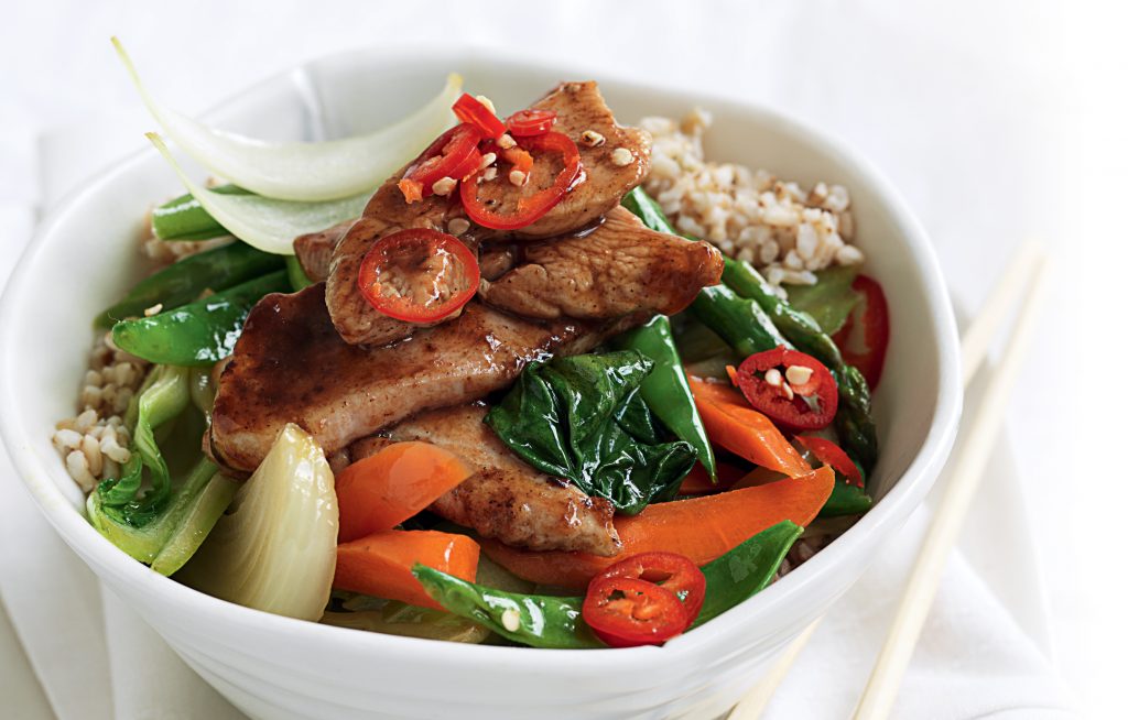 Five-spice chicken and vege stir-fry - Healthy Food Guide