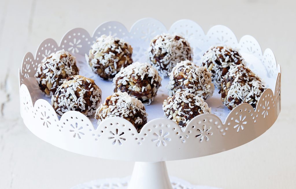 Ginger and coconut balls