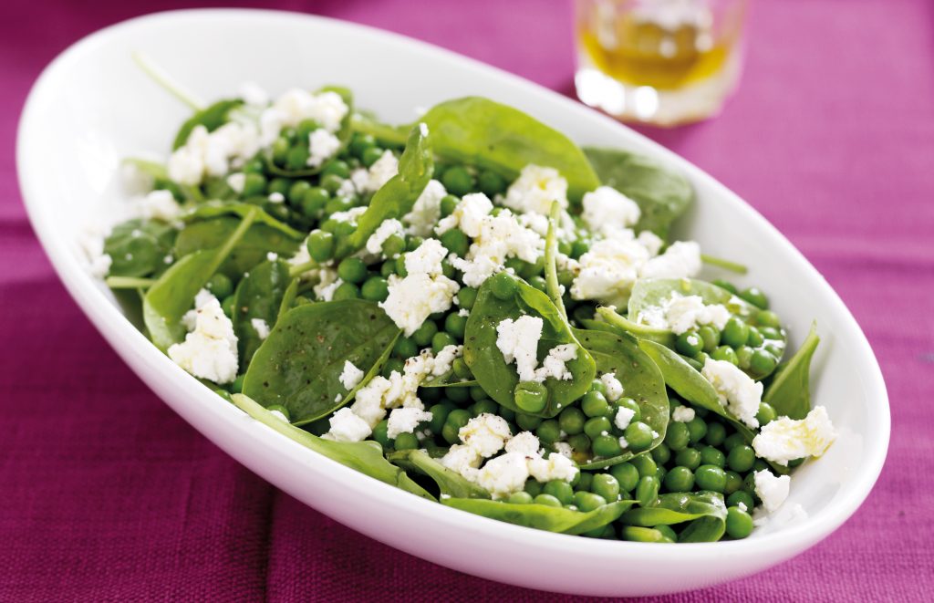 Greens with goats’ cheese