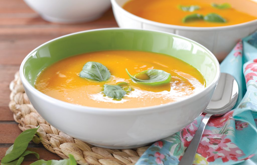 Marco’s pumpkin and carrot soup