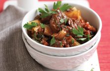 Rigatoni with slow-cooked beef ragu and silver beet - Healthy Food Guide