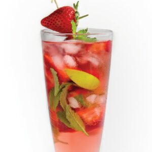 Strawberry and lime iced tea