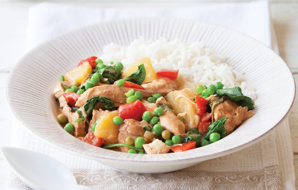 Sweet and sour pineapple chicken