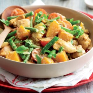 Thai chicken and vegetable red curry