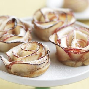 Apple rose tarts