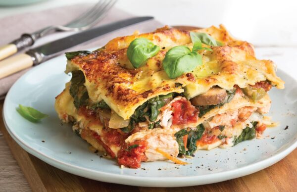 Chicken and mushroom lasagne - Healthy Food Guide
