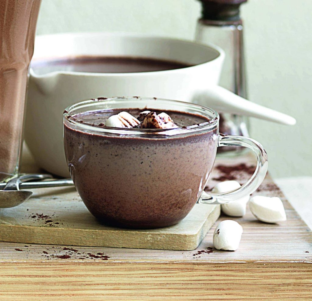 Dark hot chocolate