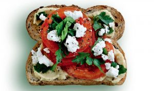 Feta and tomato toast topper - Healthy Food Guide