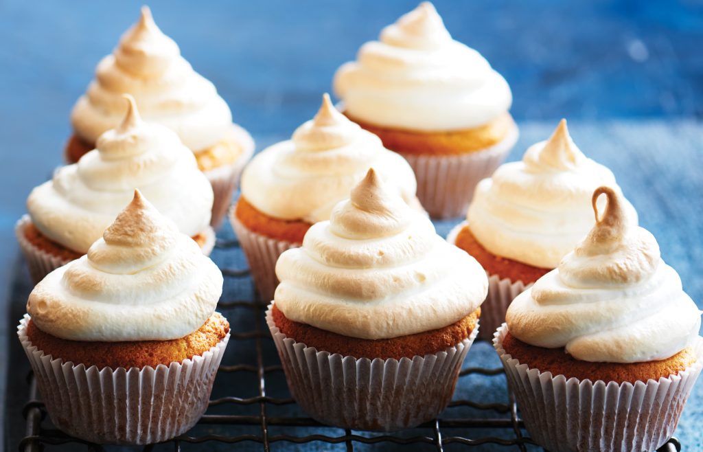 Gluten-free lemon meringue cupcakes