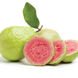 In season late spring: Tropical guavas, mizuna