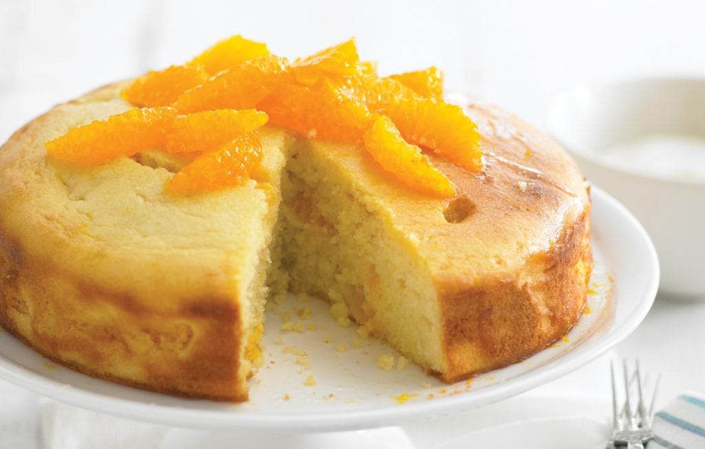 Mandarin syrup cake