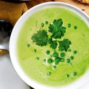 Pea and fennel soup