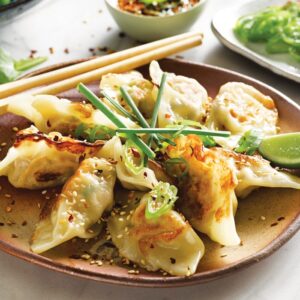 Pork and chive potstickers