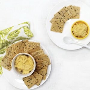 Portion distortion: Crackers and dips