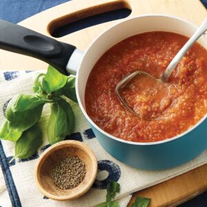 Rich vege-packed tomato sauce