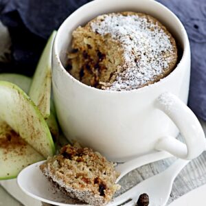 Spiced apple and date cup pudding