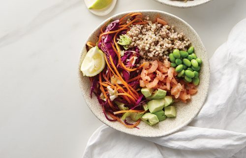 Weeknight meal plan: Lemon squid, prawn bowl, chicken salad, veg noodles