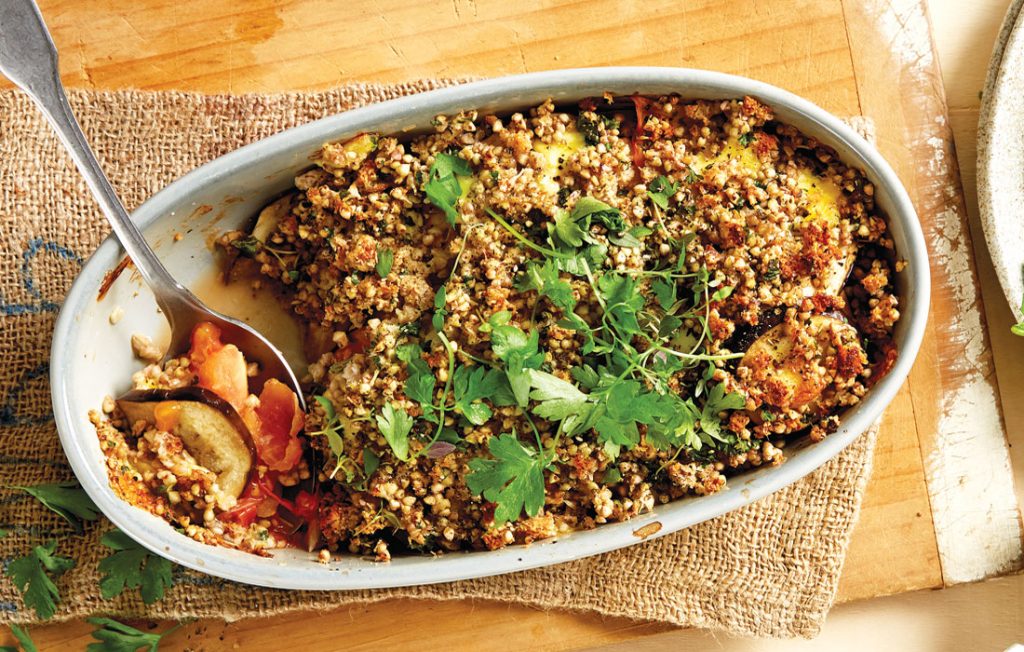 Tomato Eggplant And Buckwheat Bake Healthy Food Guide,Famous Mexican Sauces