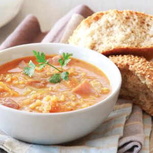 Winter lentil soup