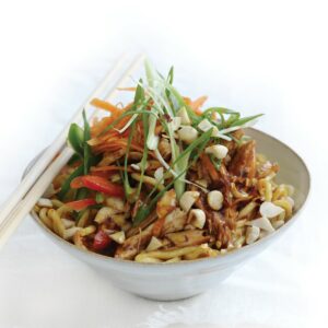 Asian chicken noodle salad