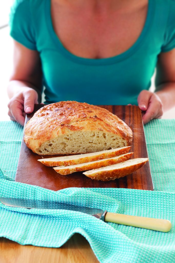 Basic no-knead bread
