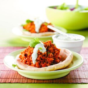 Carrot and red lentil dhal