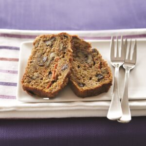 Carrot and walnut allspice loaf