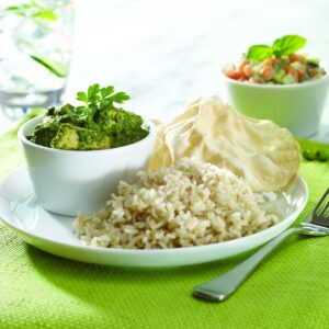 Creamy chicken and spinach curry