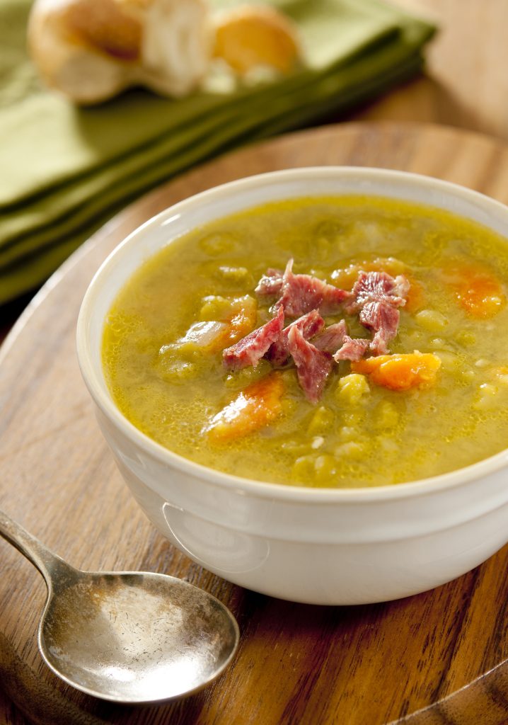 Crockpot pea and ham soup