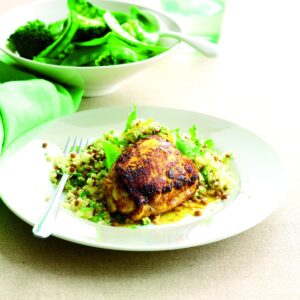Curried chicken with couscous