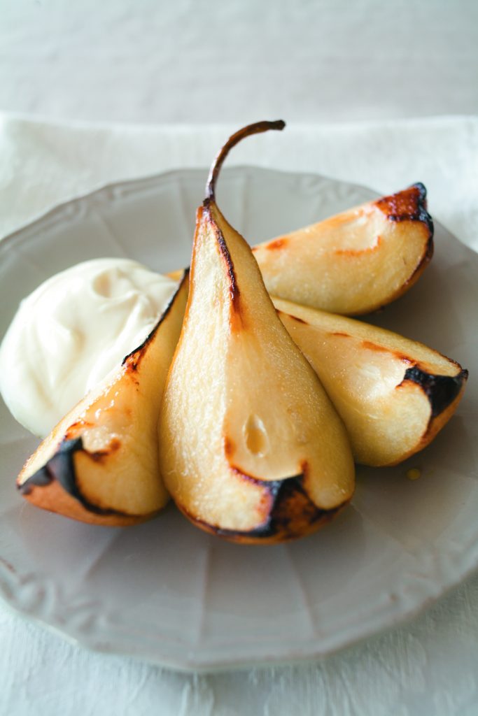 Grilled pears