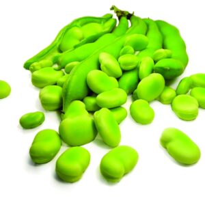 In season mid-spring: Broad beans