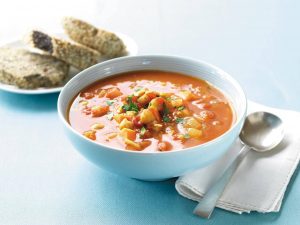 Kumara and chickpea soup - Healthy Food Guide