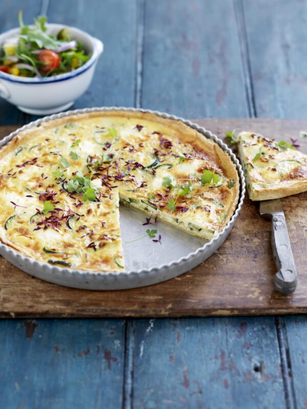 Leek and courgette quiche - Healthy Food Guide