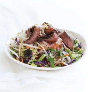 Lime and sweet chilli beef salad