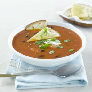Mexican bean and tomato soup