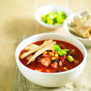 Mexican-style chicken soup