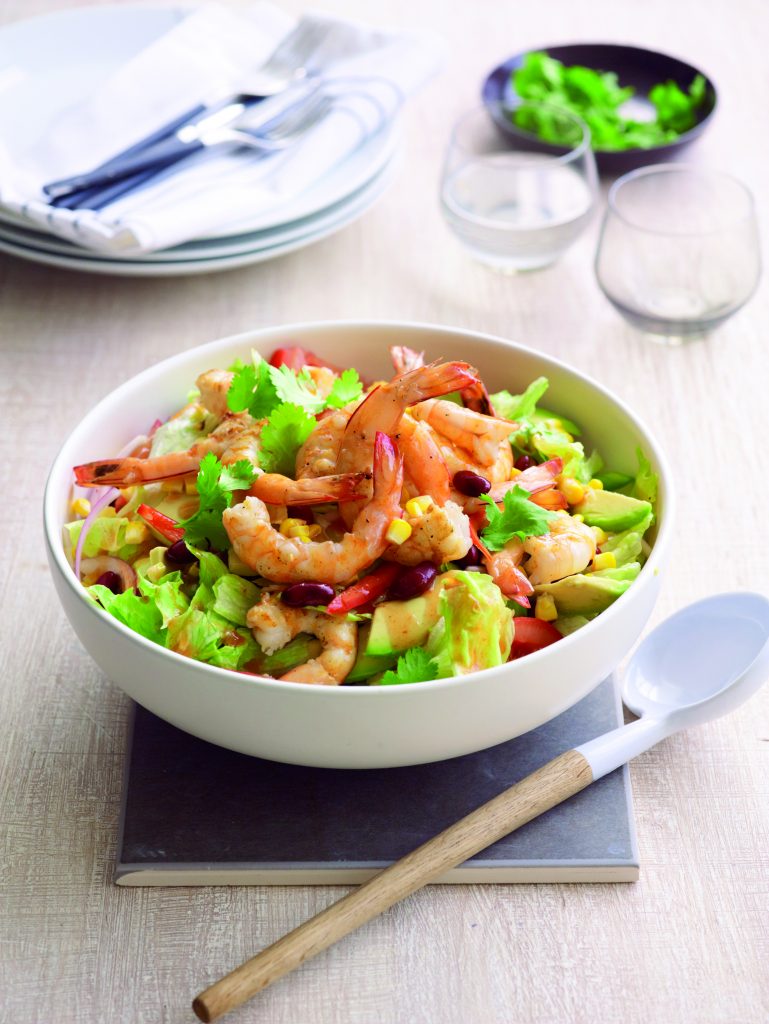 Mexican-style prawn and avocado salad - Healthy Food Guide