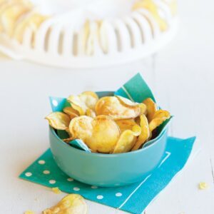 Microwaved potato chips