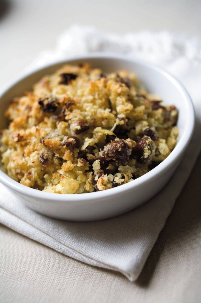 Onion and date herby stuffing