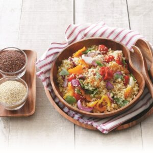 Roasted vegetable quinoa salad