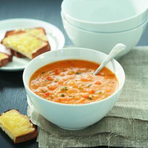 Roasted vegetable soup