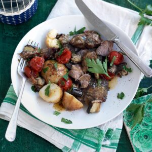Slow-cooked Greek-style lamb and potatoes